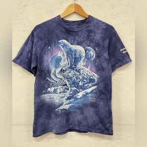 The Mountain Polar Bear Tie Dye Tee, Size S